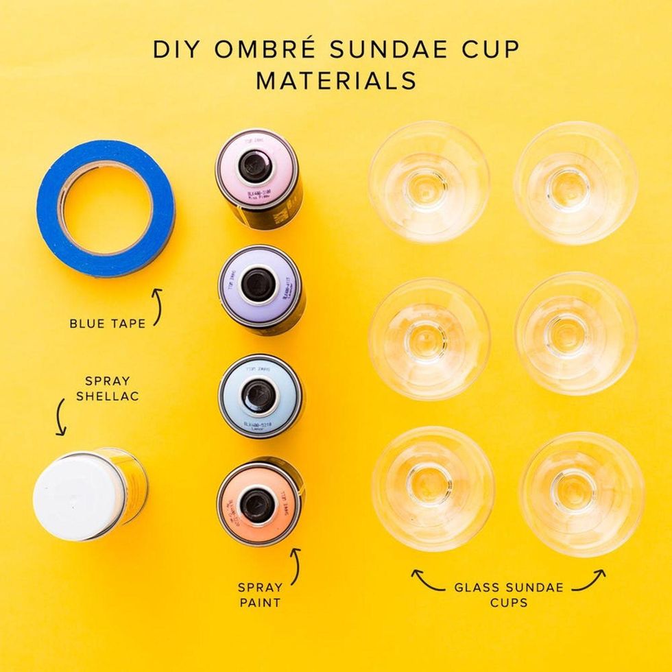 DIY Ombre Sundae Cups