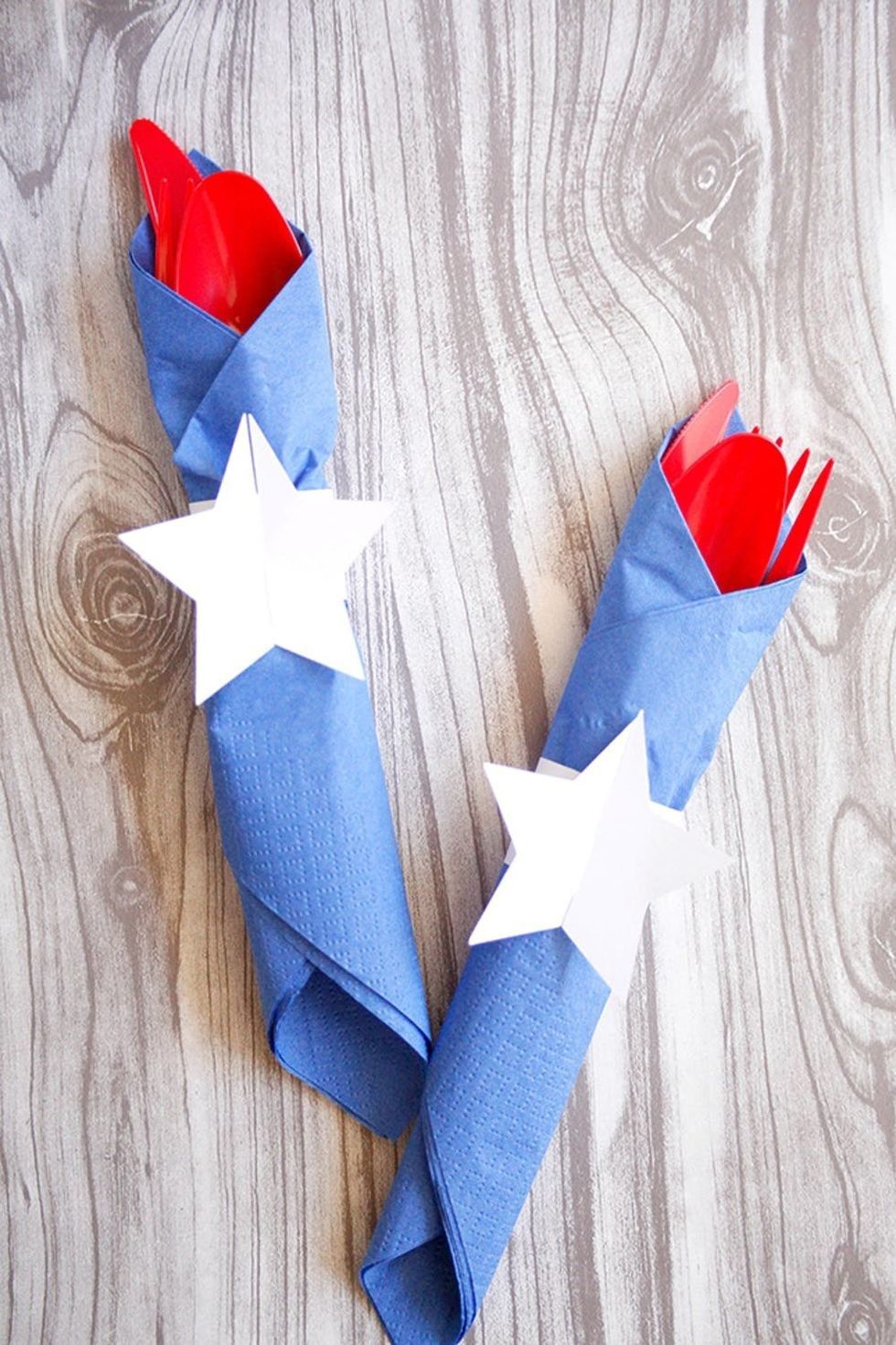 DIY Patriotic Napkin Rings fourth of july