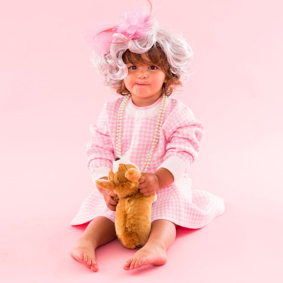 DIY Queen Elizabeth Toddler Costume