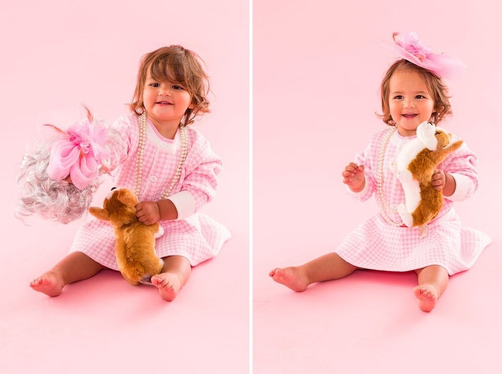DIY Queen Elizabeth Toddler Costume