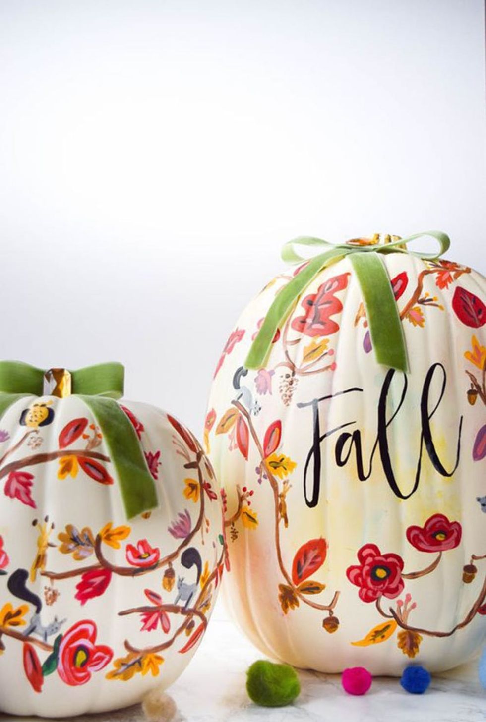 DIY Rifle Paper Co. Inspired Pumpkins