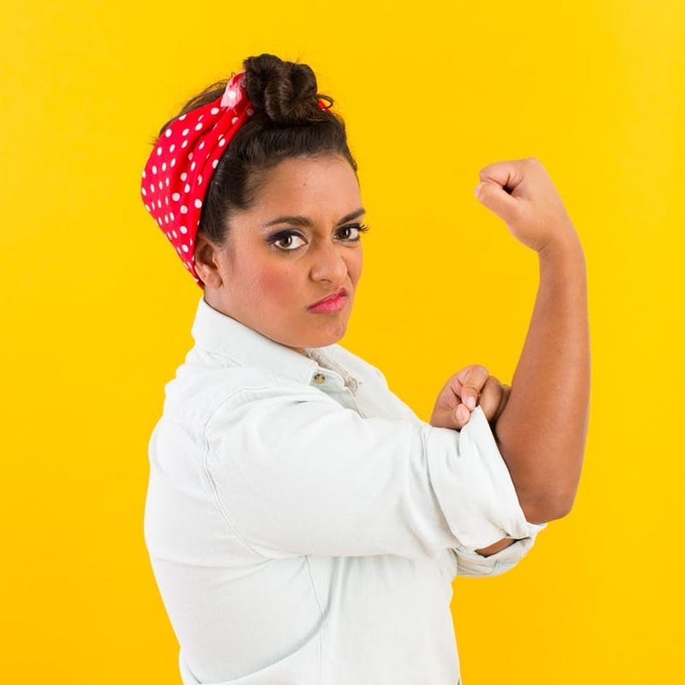DIY Rosie the Riveter Women's Halloween Costume