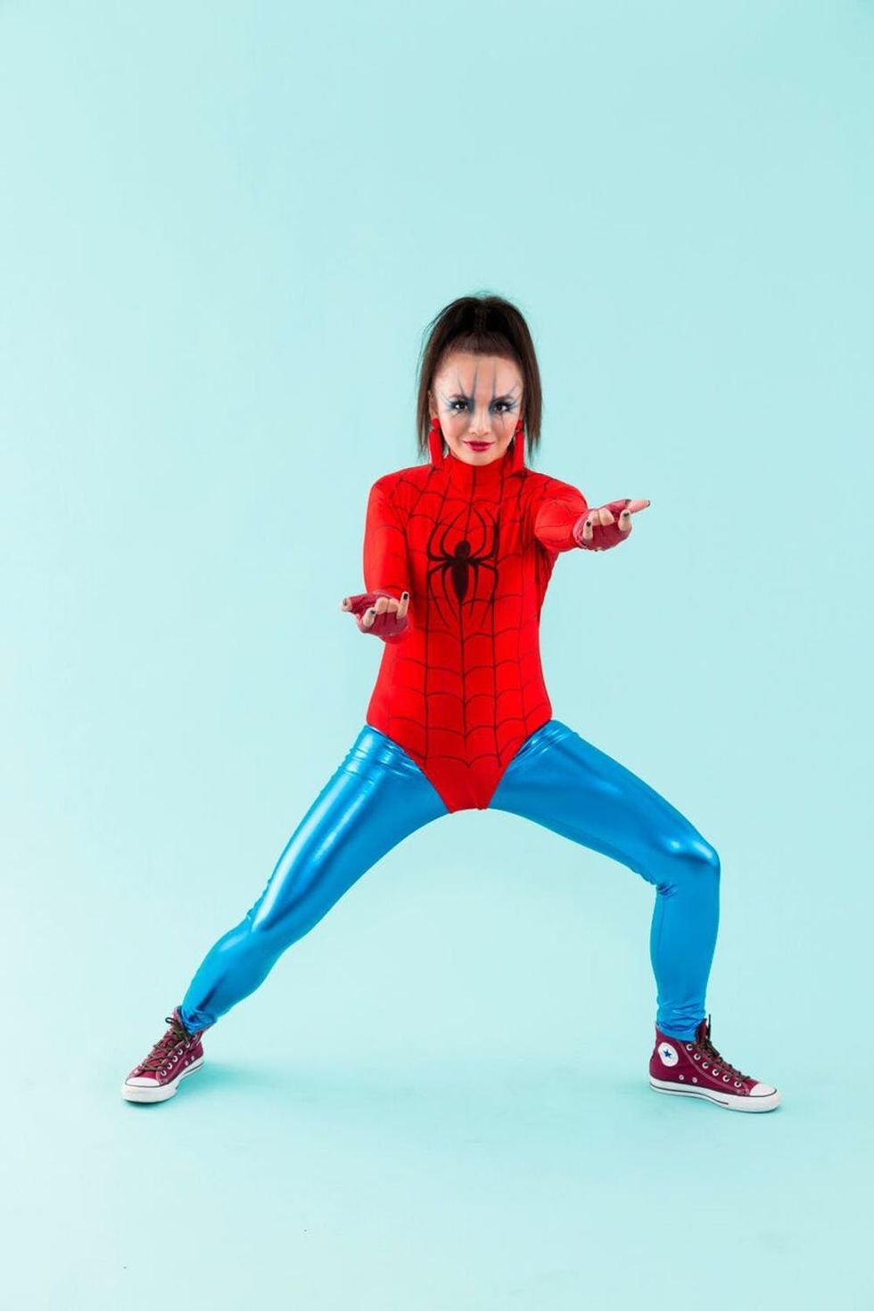 DIY Spidergirl Halloween Costume