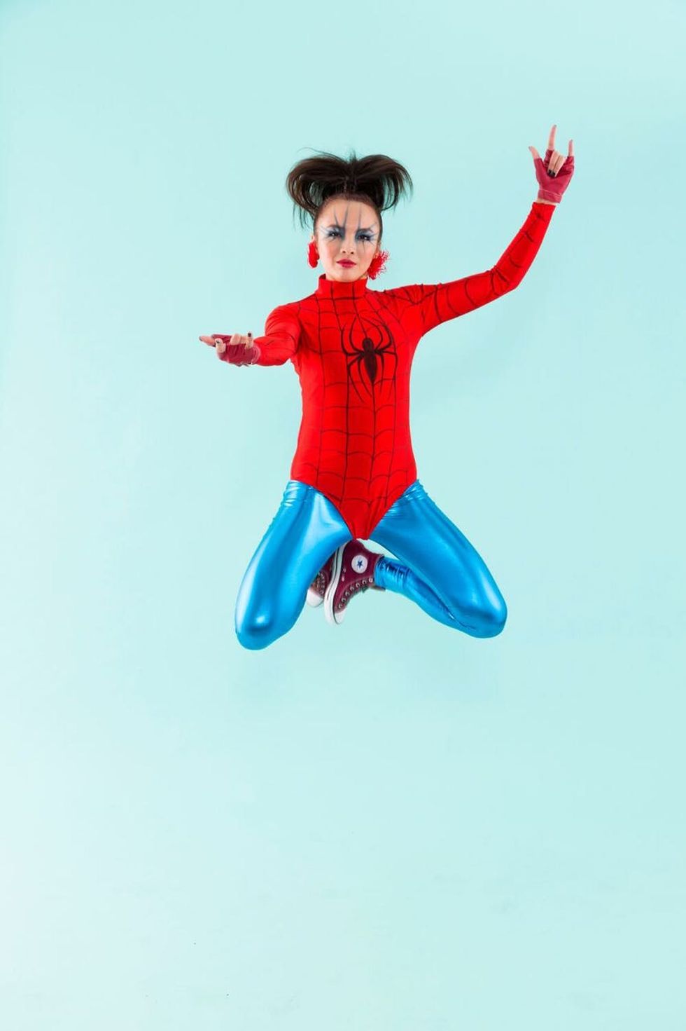 DIY Spidergirl Halloween Costume