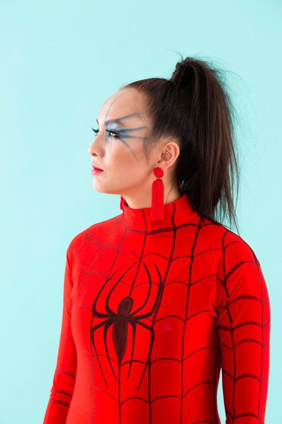 DIY Spidergirl Halloween Costume