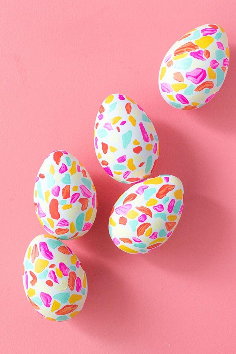 DIY Terrazzo Easter Eggs