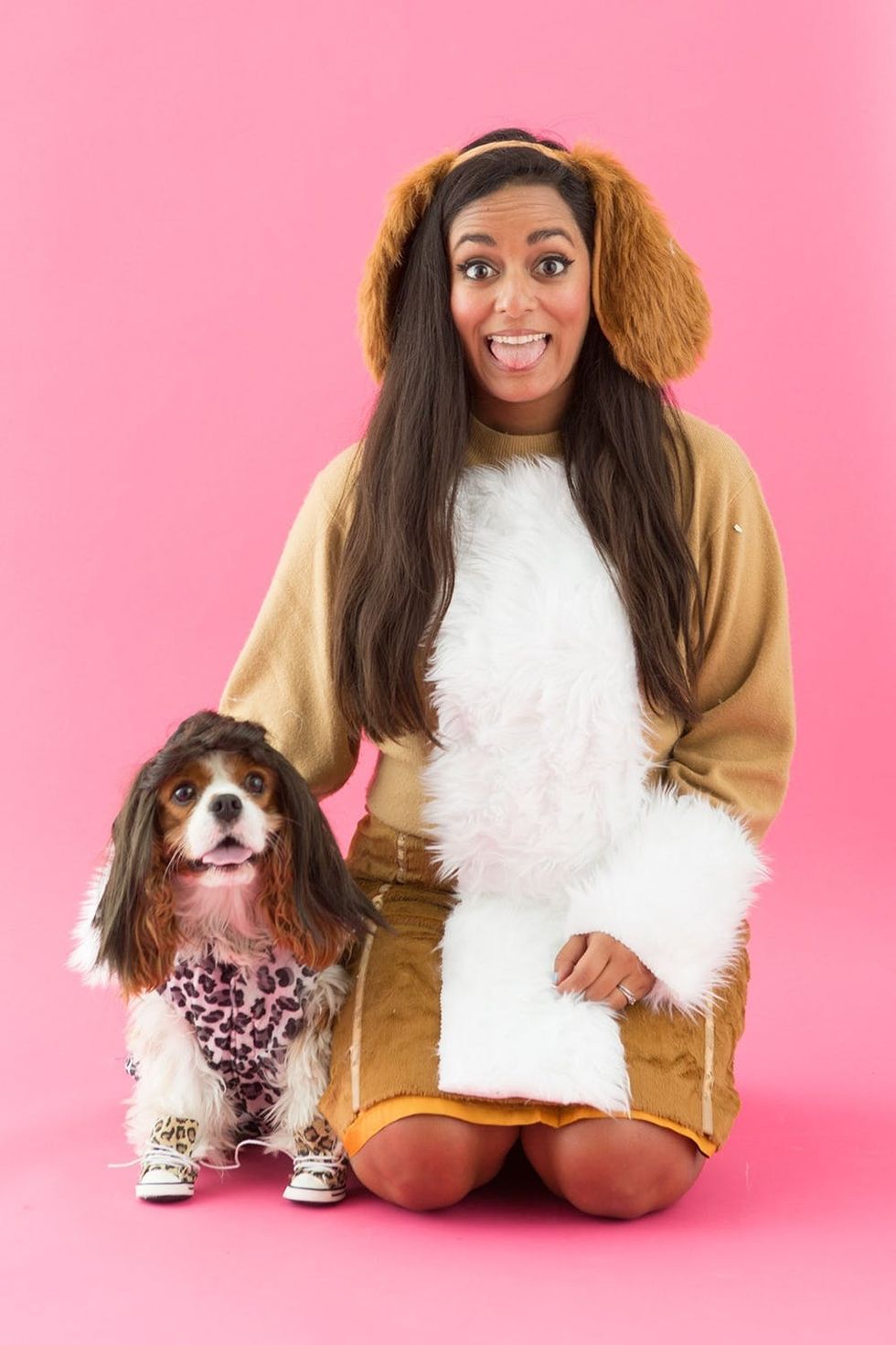 DIY Trading Places Dog Costume