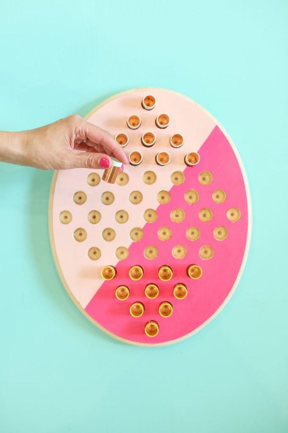 DIY Two-Person Chinese Checkers Game