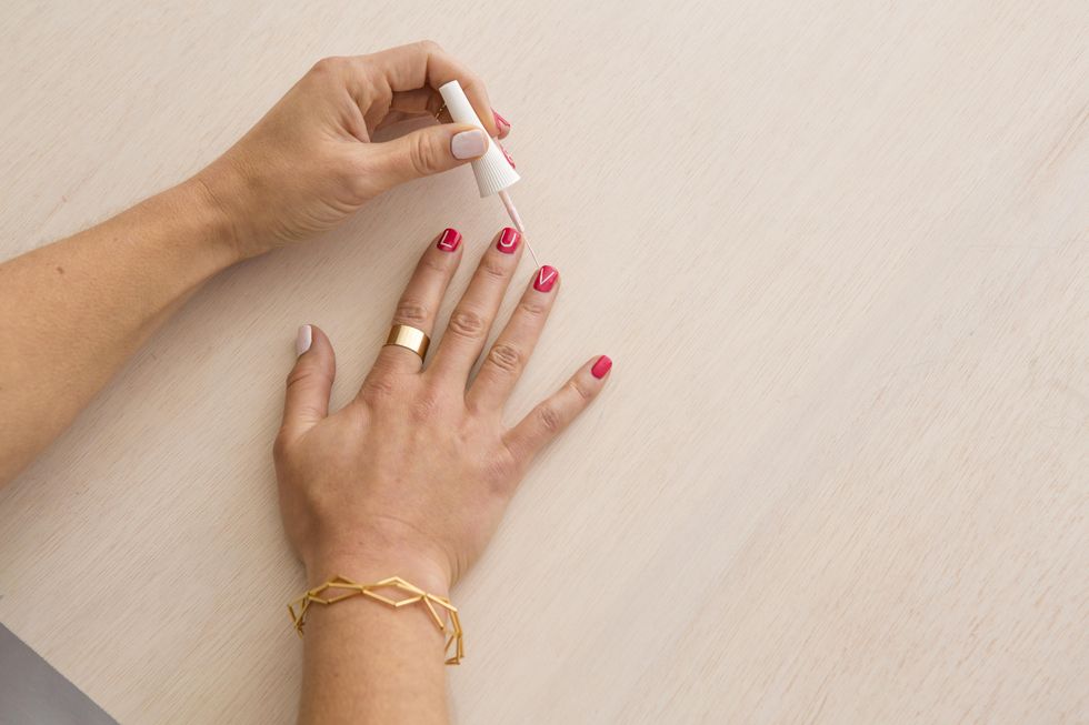 DIY Valentine's Manicure