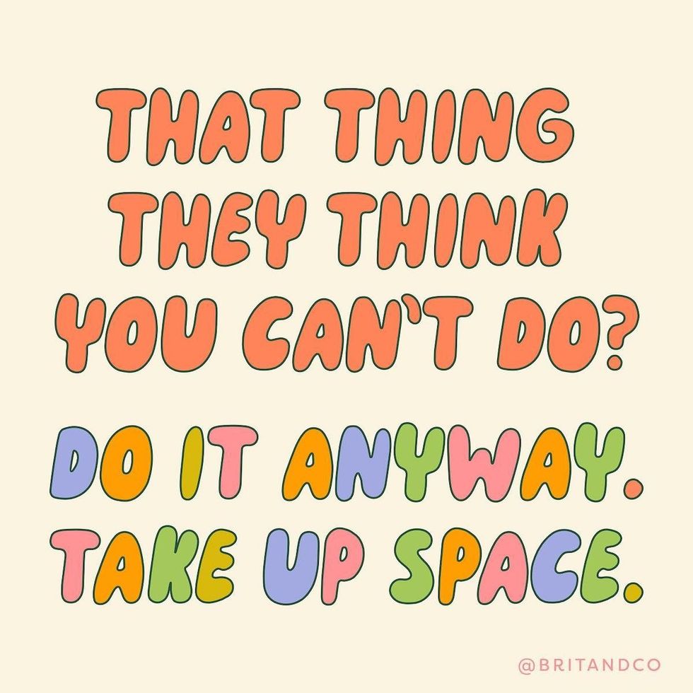 do what they say you can't