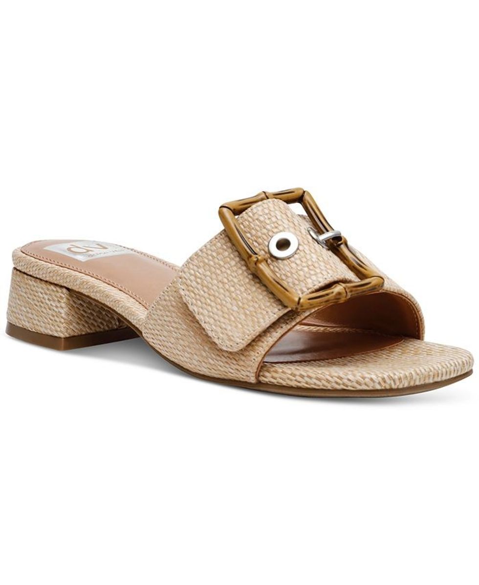 Dolce Vita Niece Raffia Mule Shoes