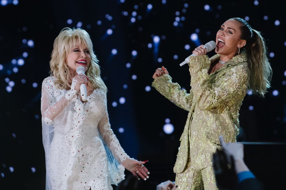 dolly parton, miley cyrus