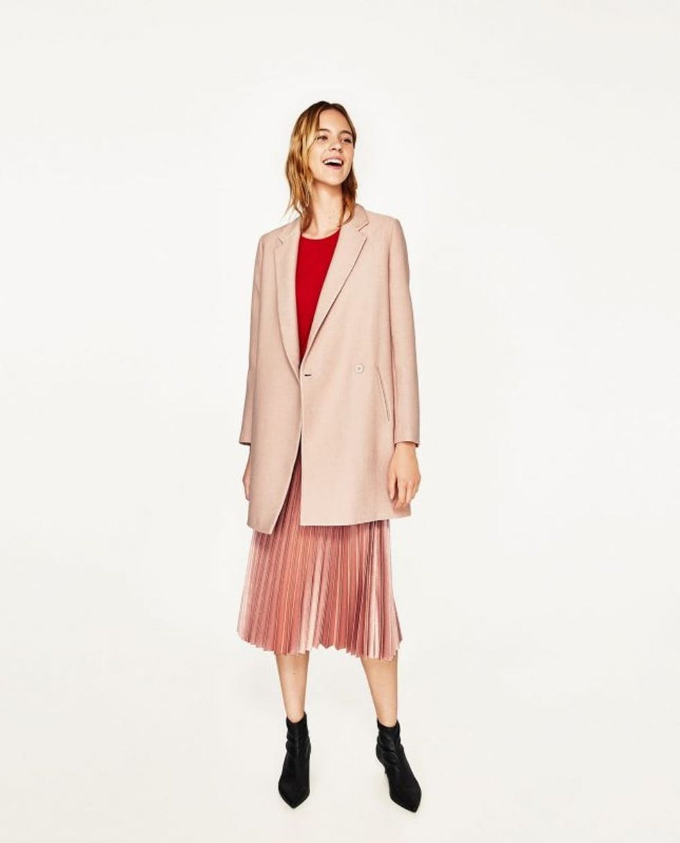 Double Breasted Coat Valentine's Day Outfit Idea