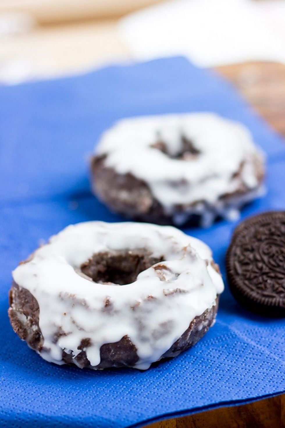 Double Glazed Krispy Kreme Oreo Cake Doughnuts