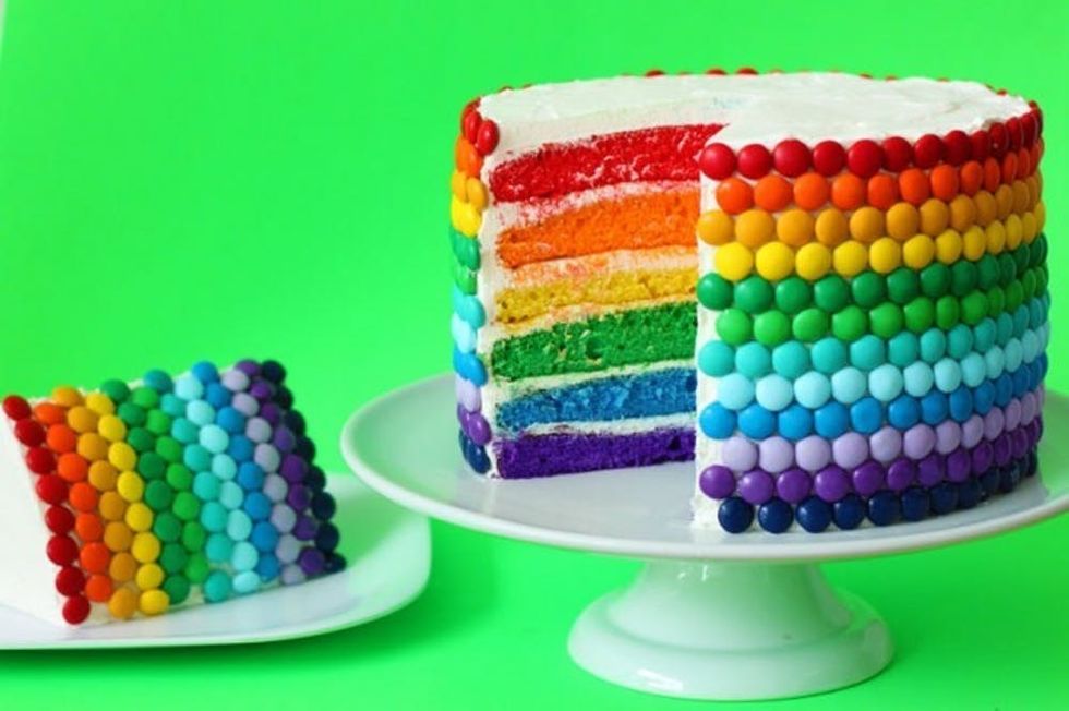 Double Rainbow Cake