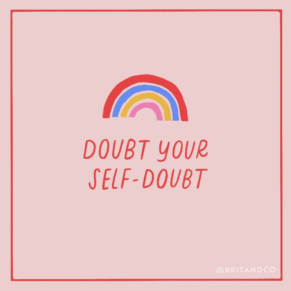 doubt your self doubt