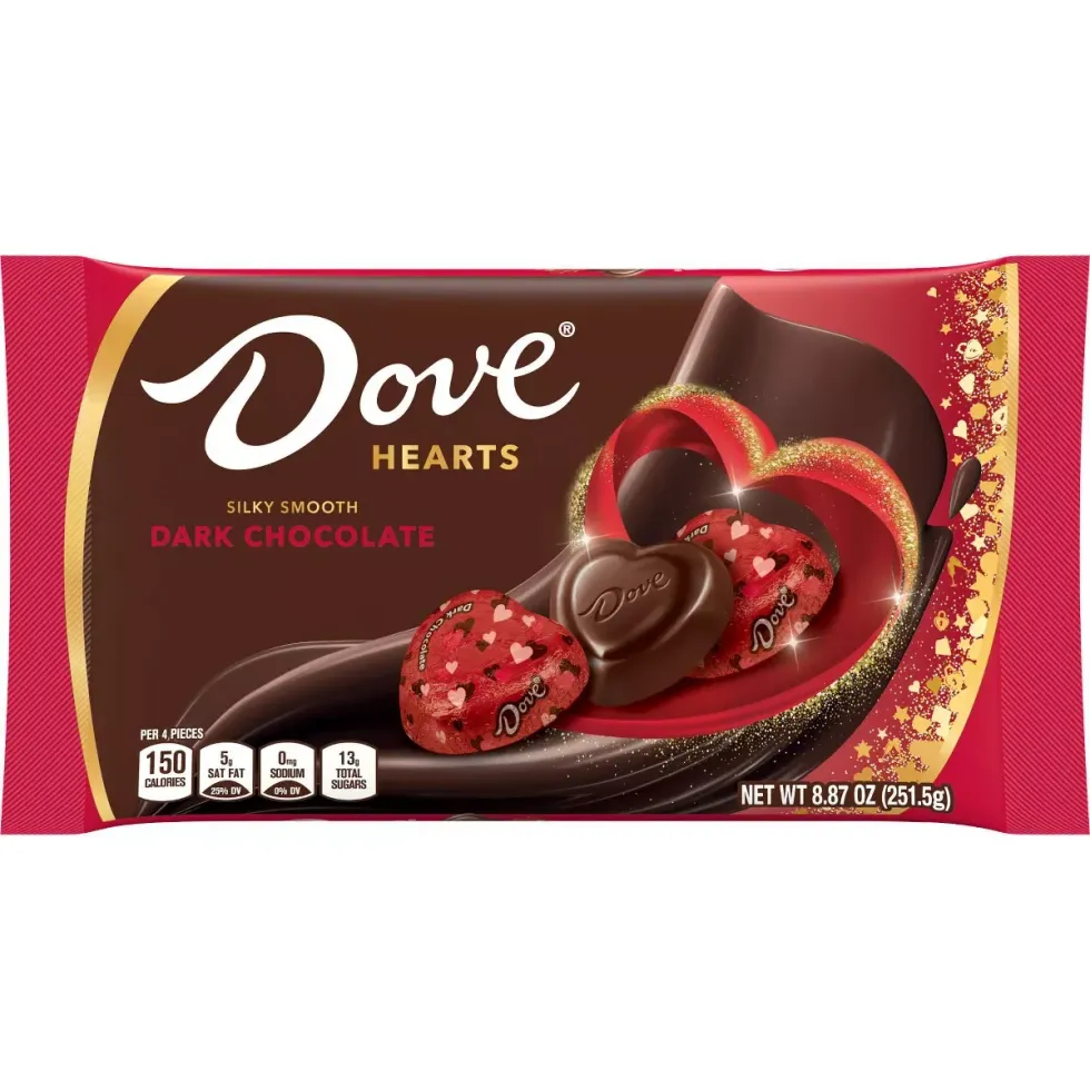 Dove Valentine's Dark Chocolate Hearts