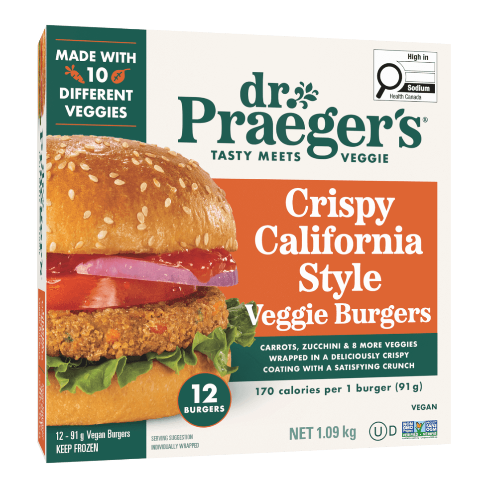 Dr. Praeger\u2019s Crispy California Style Veggie Burgers