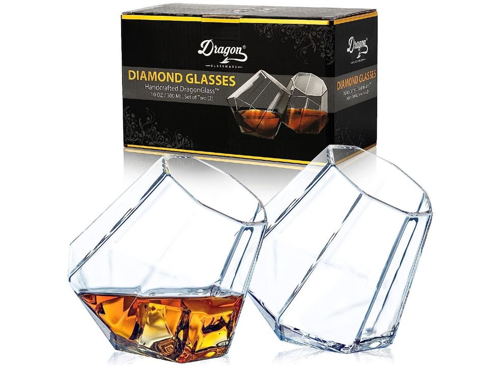 Dragon Glassware whiskey diamond glasses