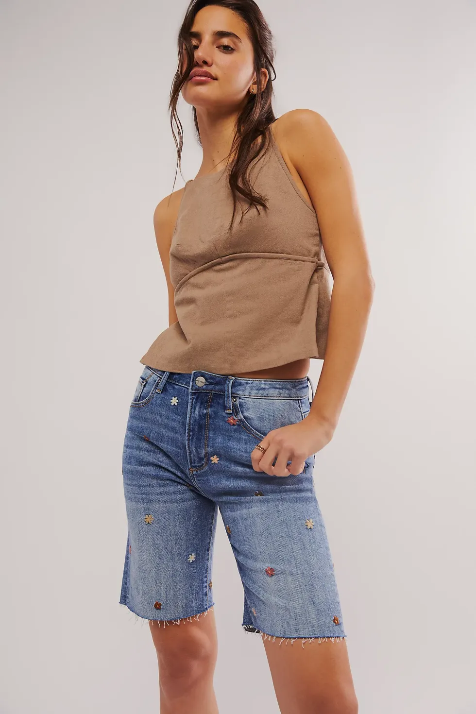 Driftwood Bermuda Denim Shorts