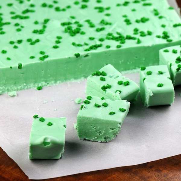 Drunken Grasshopper Fudge