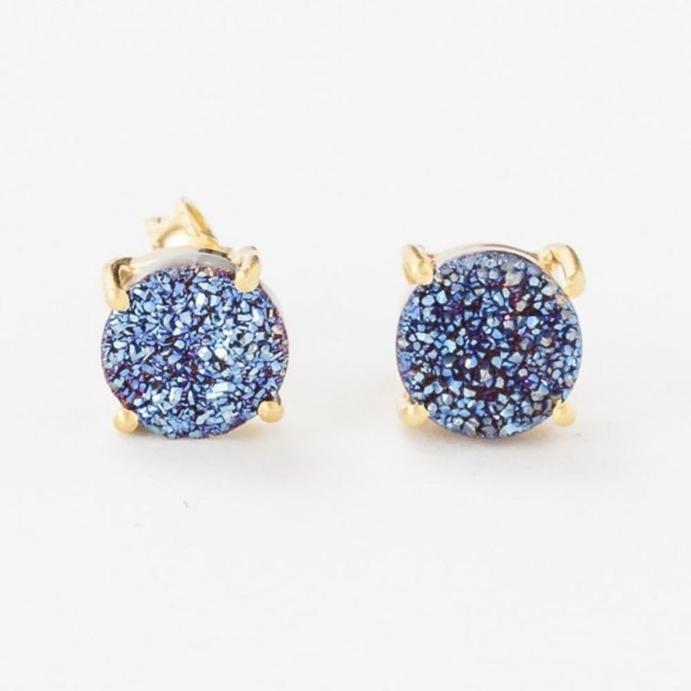 druzy studs