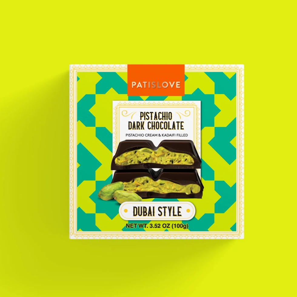 Dubai-Style Pistachio Dark Chocolate
