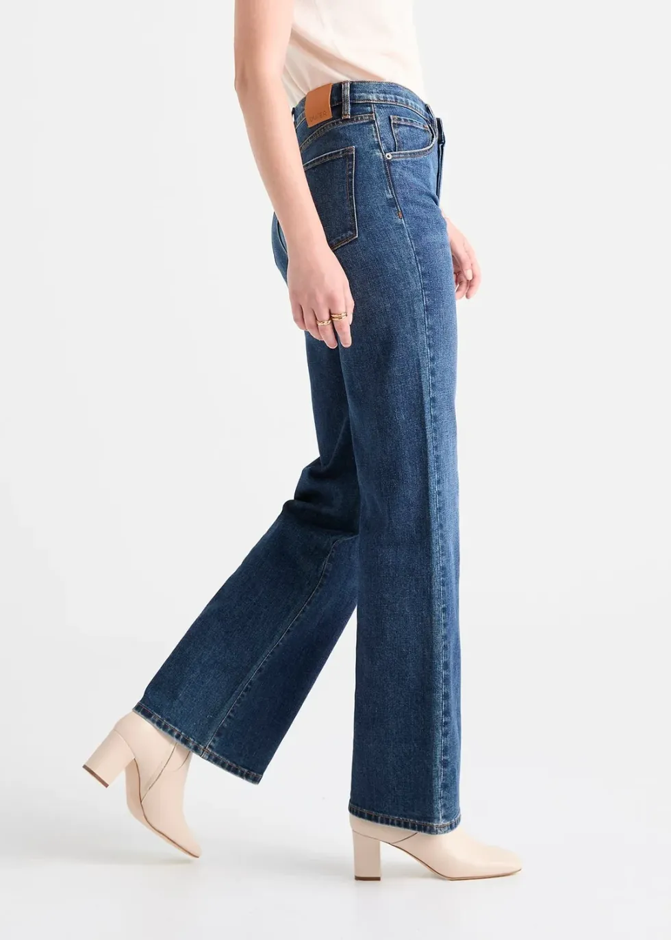 DUER Midweight Denim Wide Leg Jeans
