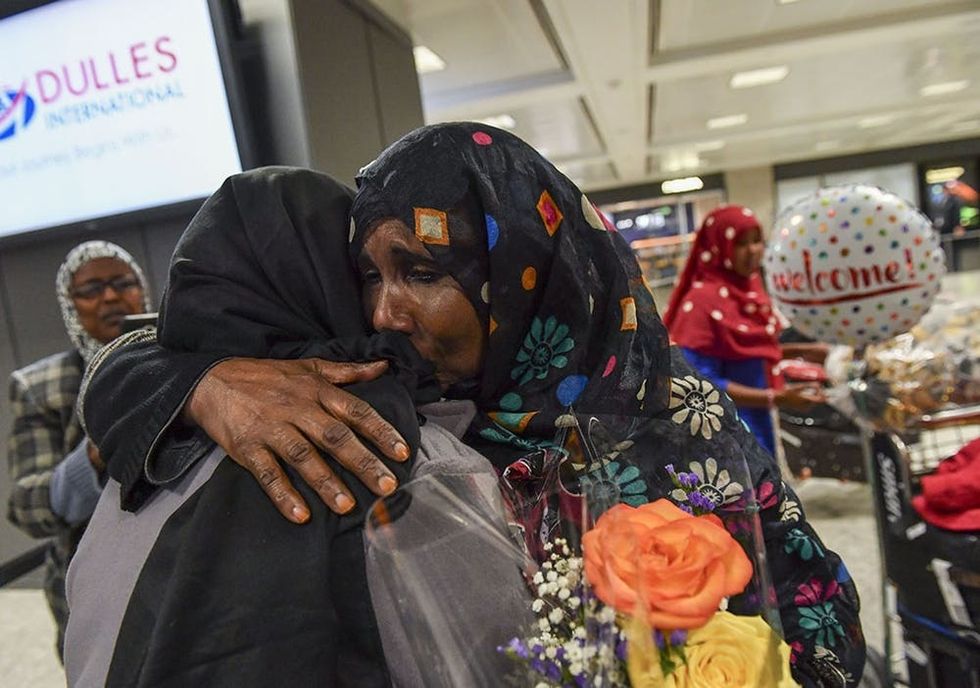 DULLES, VA - FEBRUARY 6: Zahro Warsma, of Louisville, Kentucky,