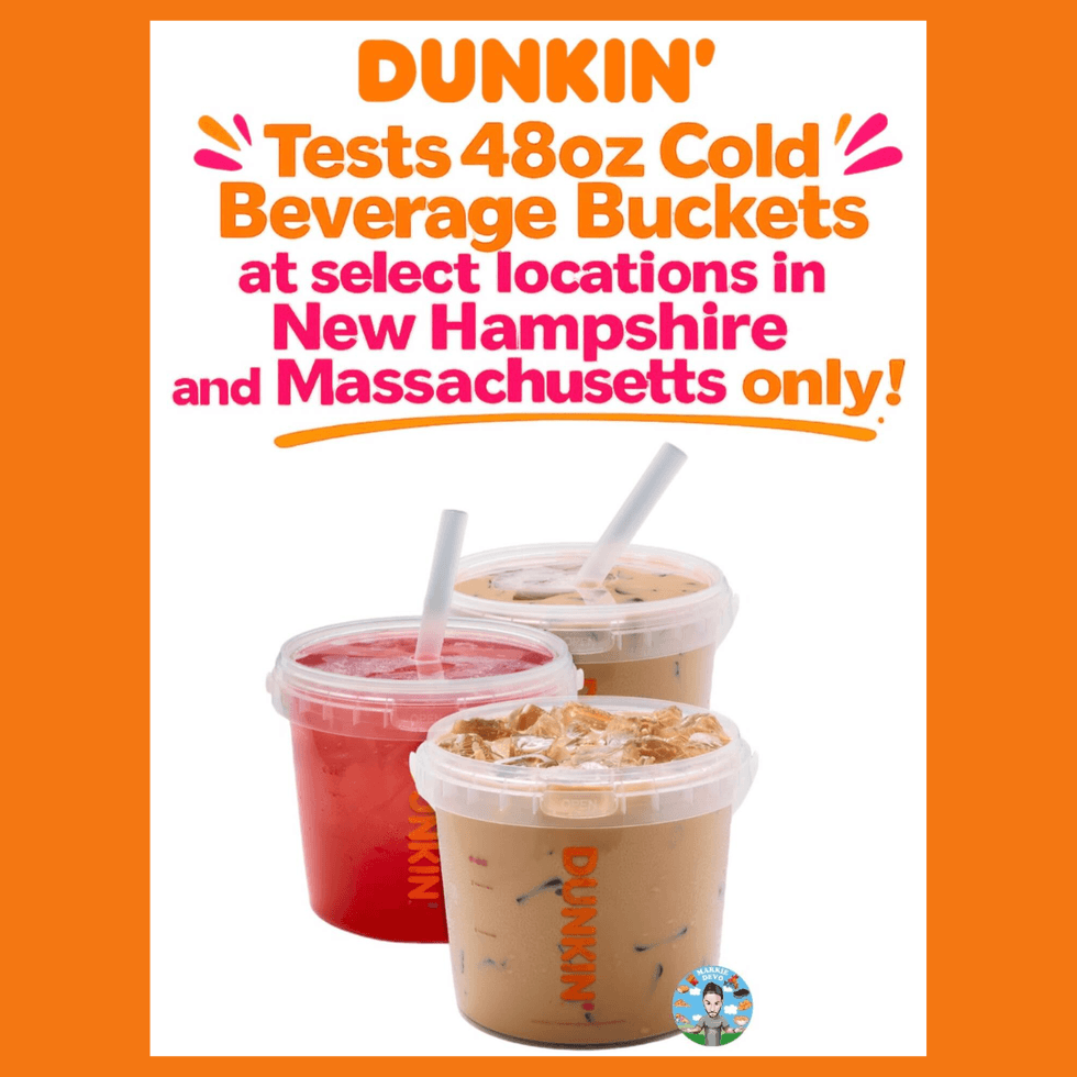 Dunkin' coffee buckets news
