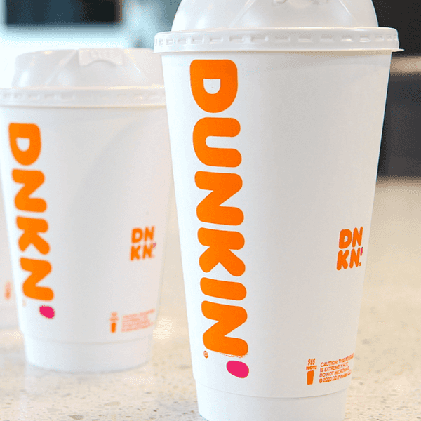 Dunkin' coffee buckets