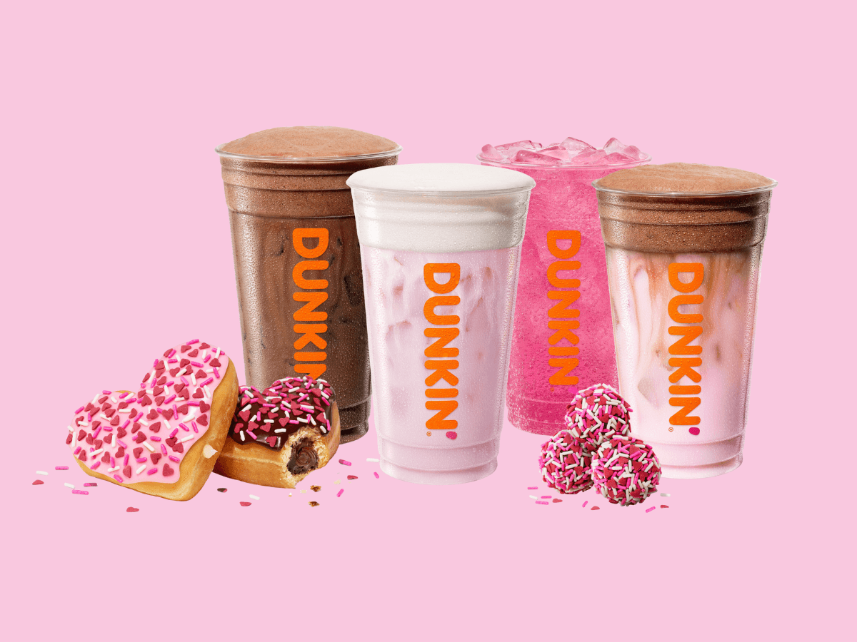 ​Dunkin' Valentine's Day menu 2026