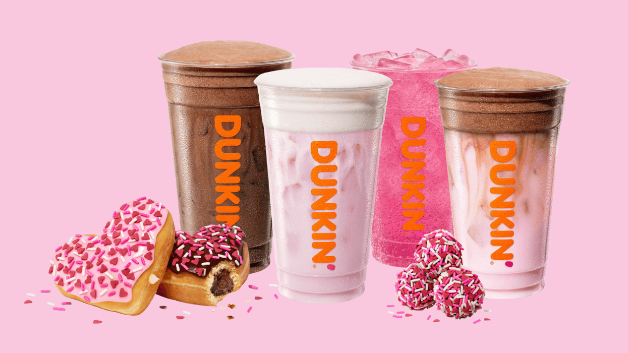 Dunkin' Valentine's Day menu 2026