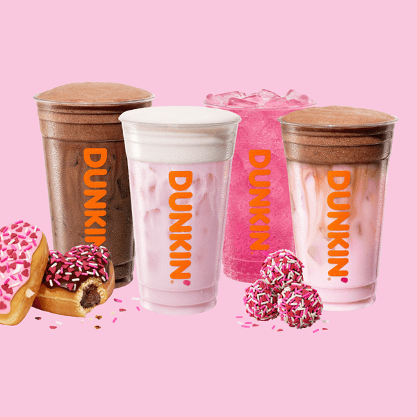 Dunkin' Valentine's Day menu 2026