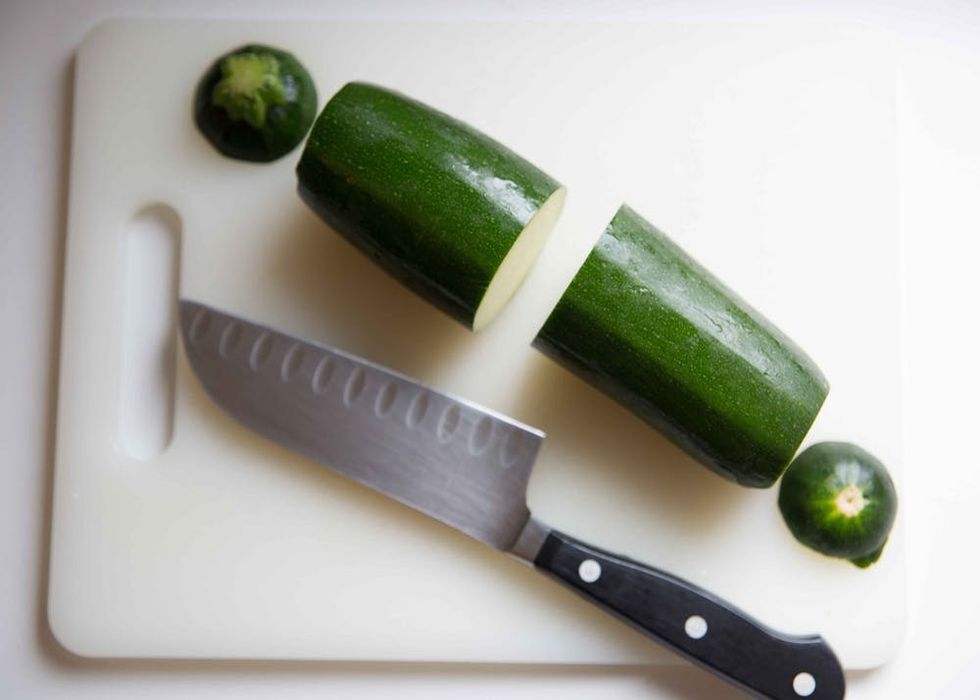 During the summertime when zucchini are so plentiful, spiralize them into zoodles!