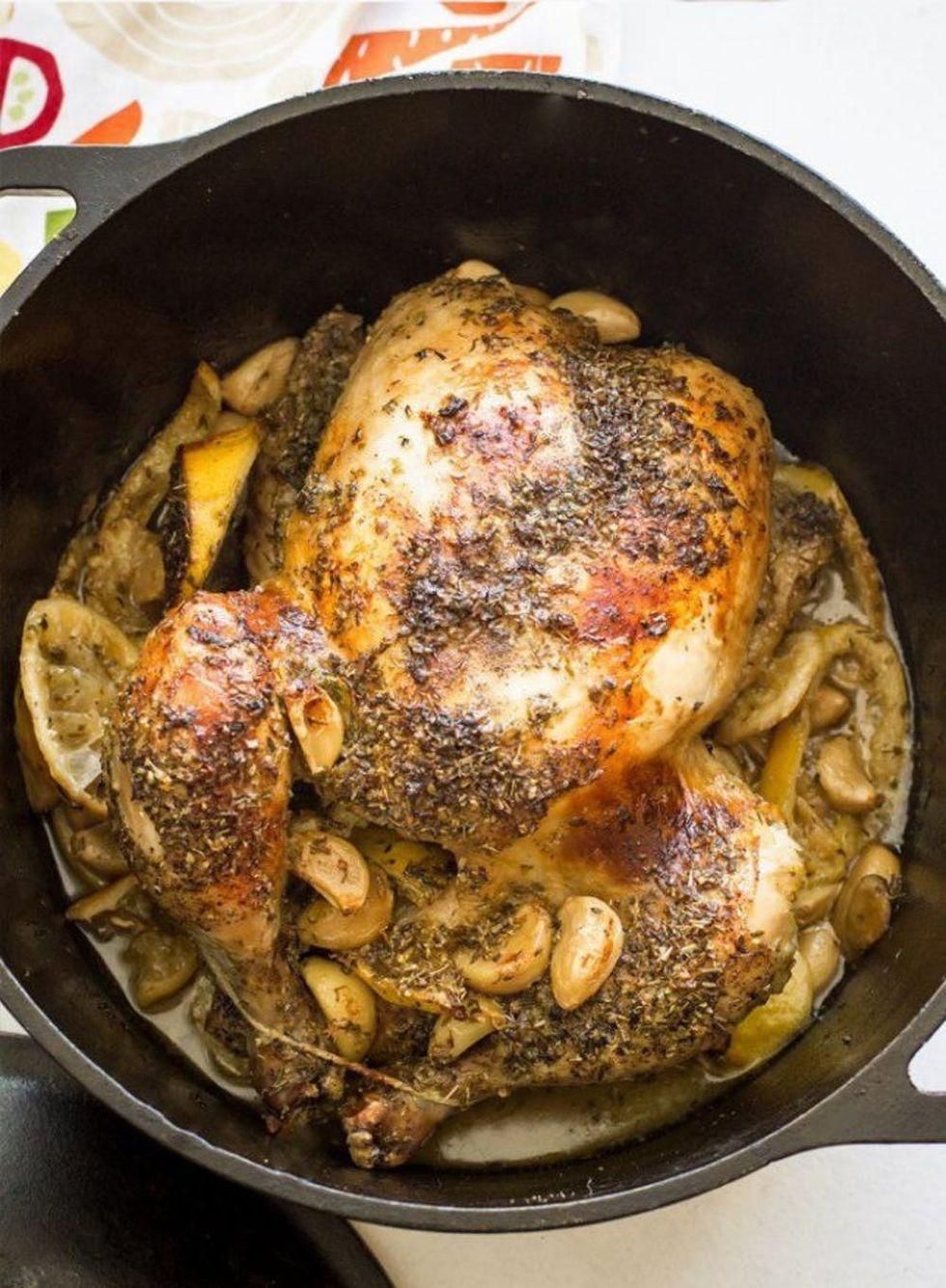 Dutch Oven Grecian Chicken