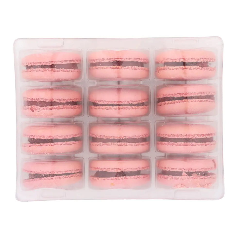 Duverger Raspberry French Macarons