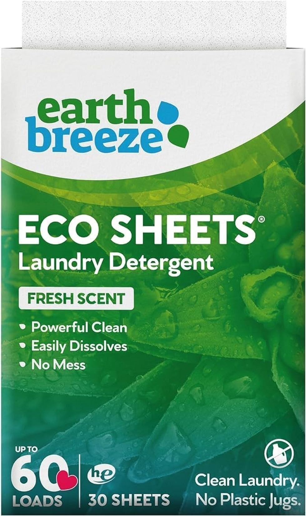 Earth Breeze Laundry Detergent Sheets