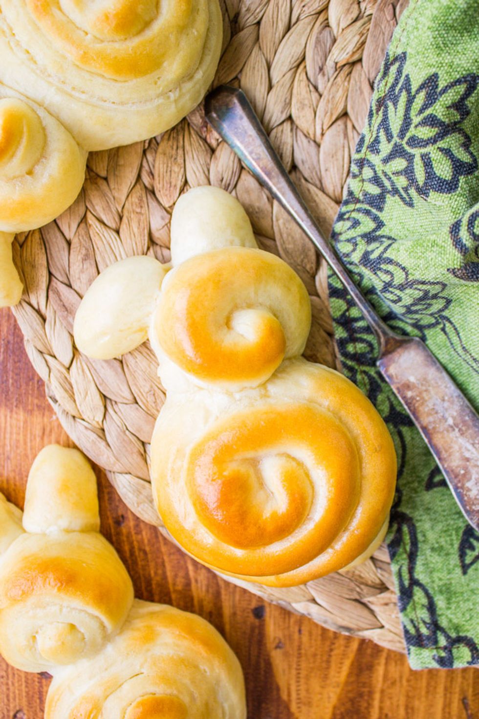 Easter Bunny Dinner Rolls