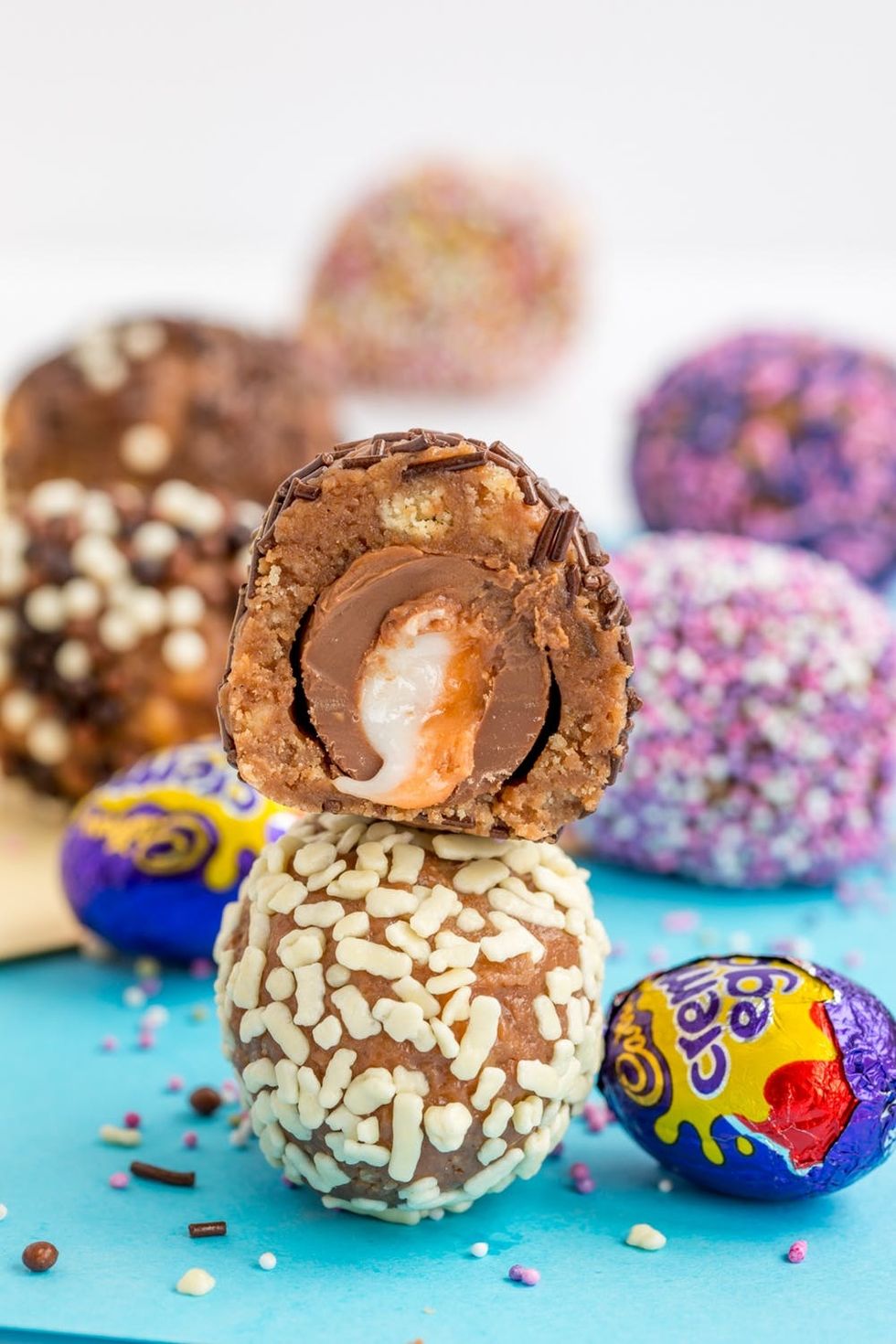 Easter Cadbury Creme Egg Truffles Recipe