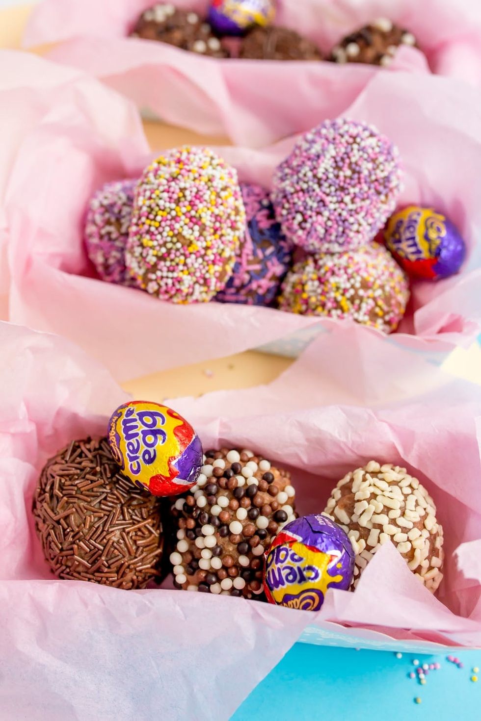 Easter Cadbury Creme Egg Truffles Recipe