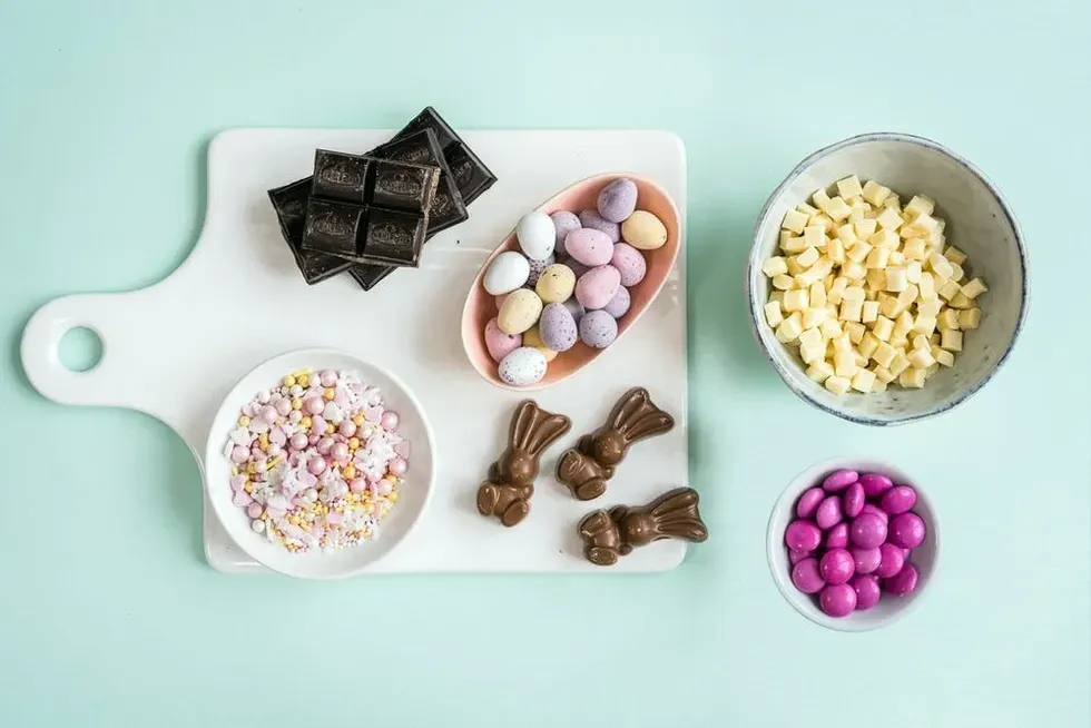 easter chocolate bark ingredients