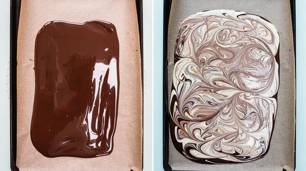 easter chocolate bark instructions