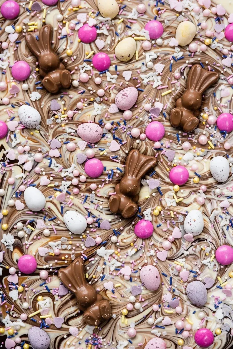 easter chocolate bark instructions