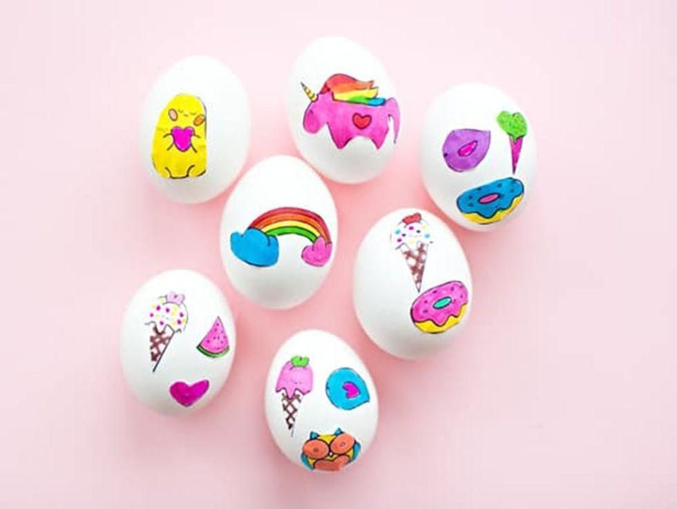 Easter Egg Sticker Art