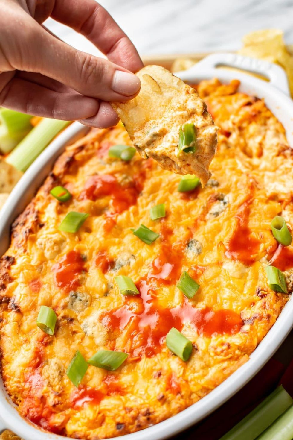 Easy Buffalo Chicken Dip