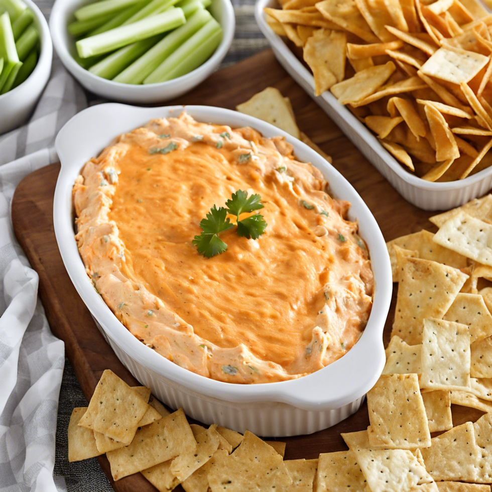 Easy Buffalo Chicken Dip