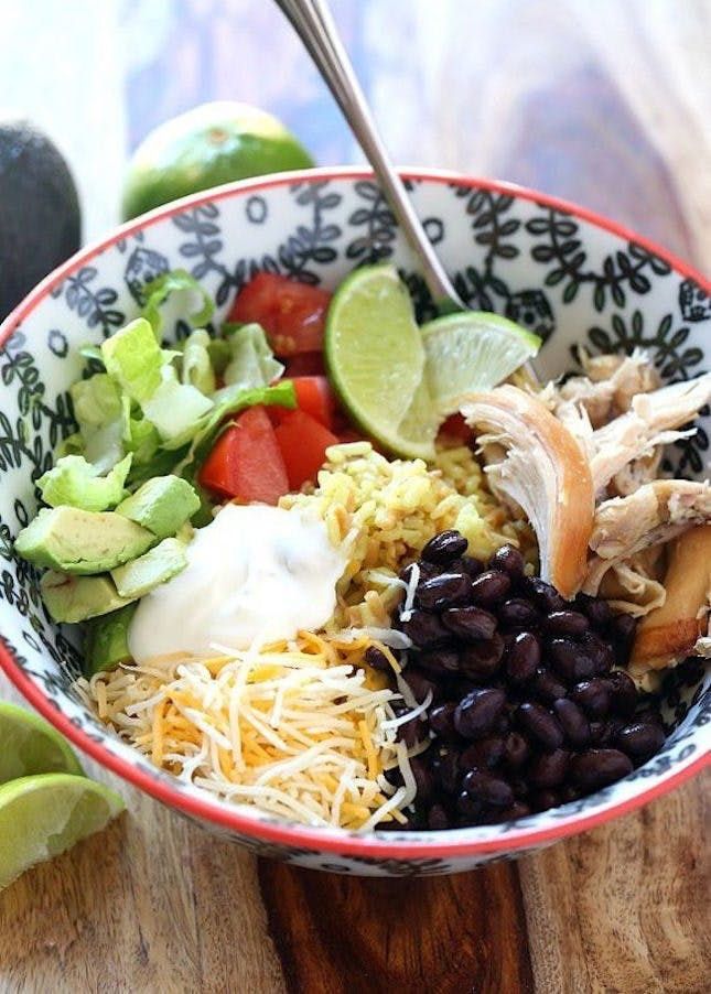 Easy Burrito Bowl Rotisserie Chicken Recipes