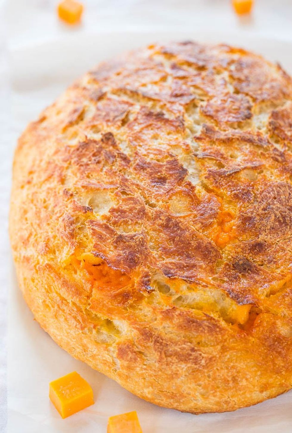 Easy Cheddar Sourdough Bread