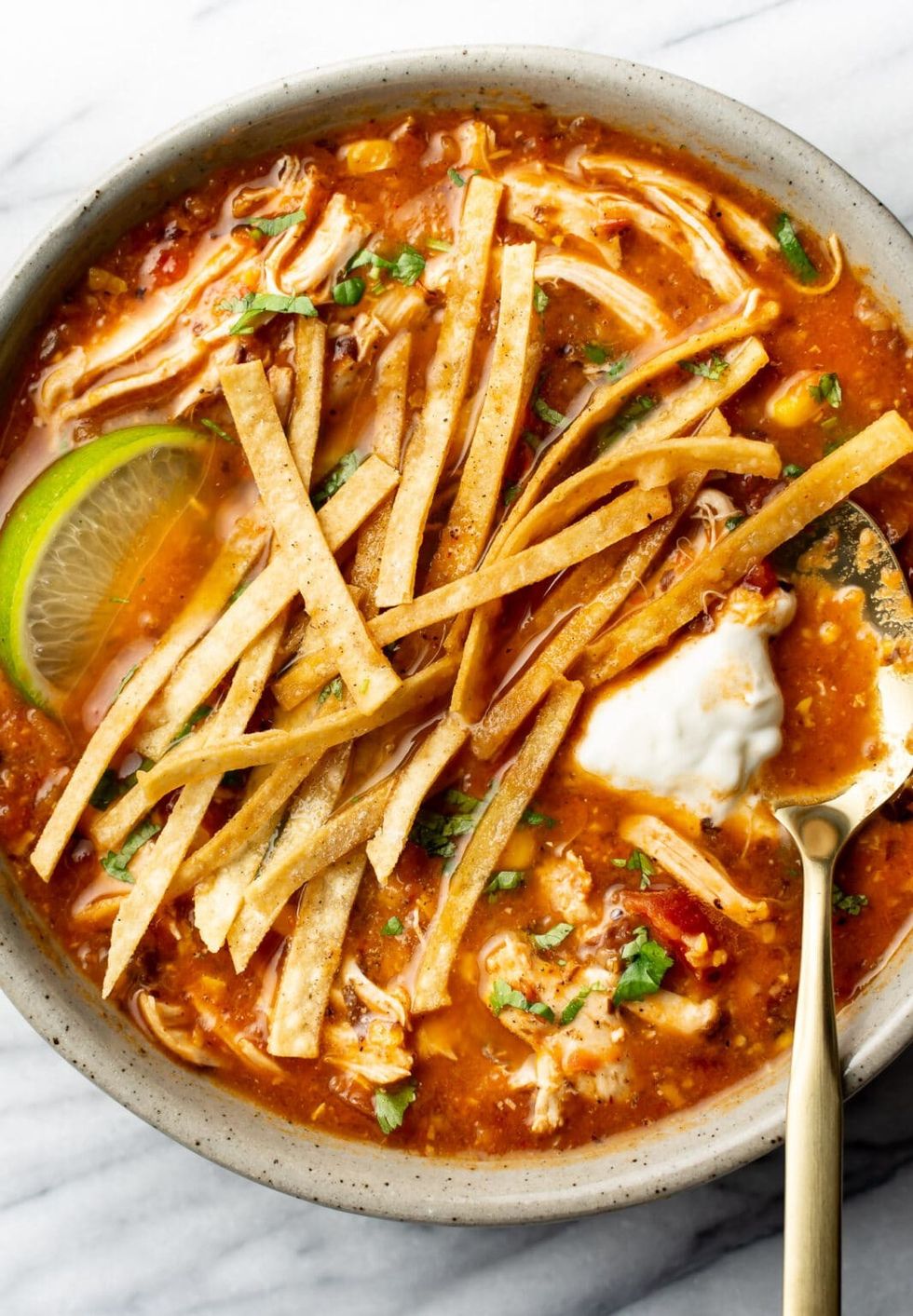 Easy Chicken Tortilla Soup